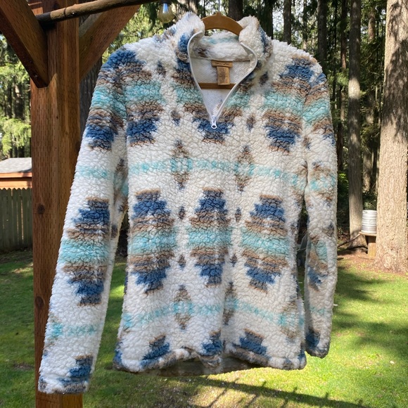 Wrangler Sweaters - Southwestern style wrangler fleece pullover